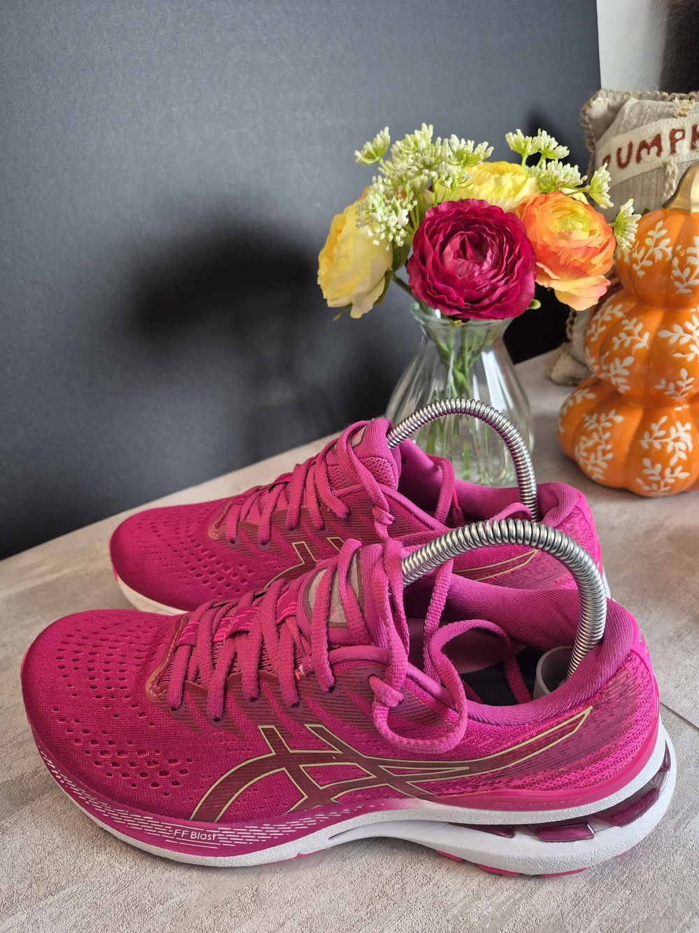 ASICS Women's Bright Pink Running Sneakers.Size 9